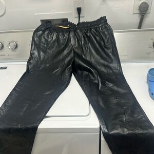 Valentino Leather Pants